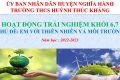 KẾ HOẠCH BÀI DẠY HOẠT ĐỘNG TRẢI NGHIỆM EM VỚI THIÊN NHIÊN VÀ MÔI TRƯỜNG